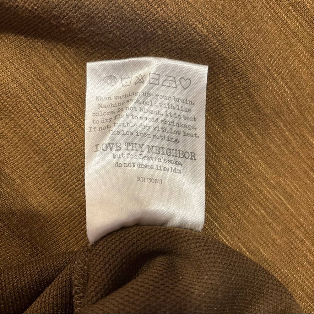 Descendant of Thieves by Dres Ladro pullover - Olive Green size M - Picture 8 of 8